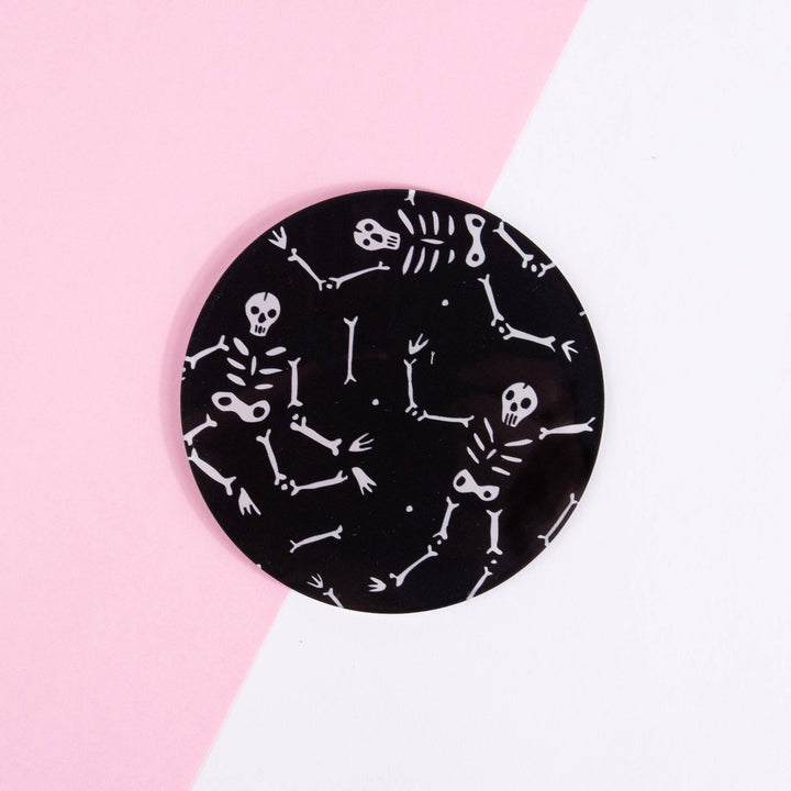 Dancing Skeletons Coaster Set of 4 Acrylic Coasters