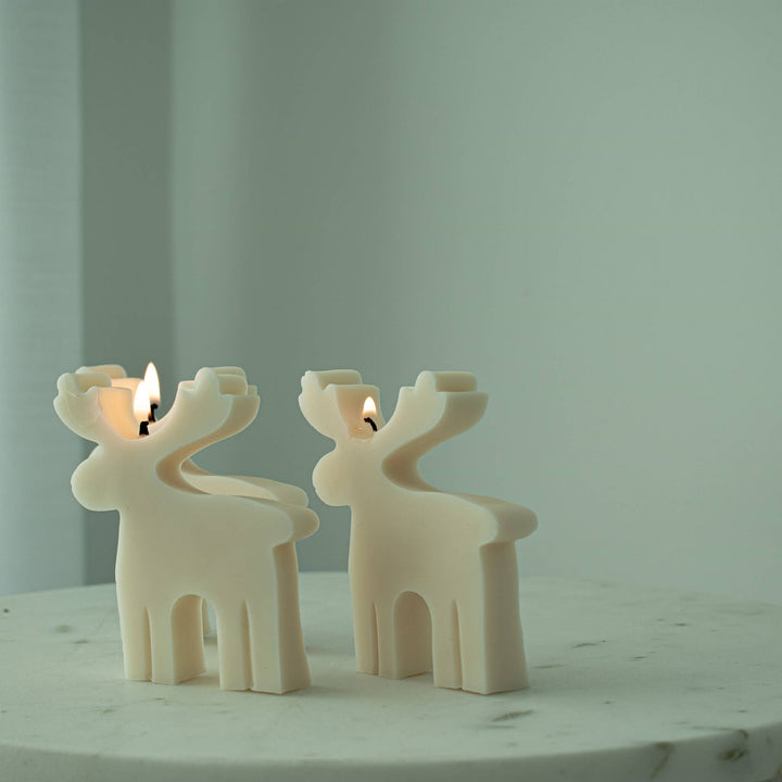 Reindeer Candle