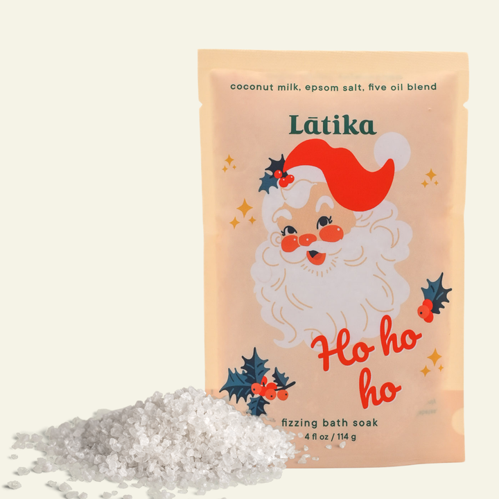 Santa Fizzing Bath Soak – Peppermint Holiday Treat 🎅🏻