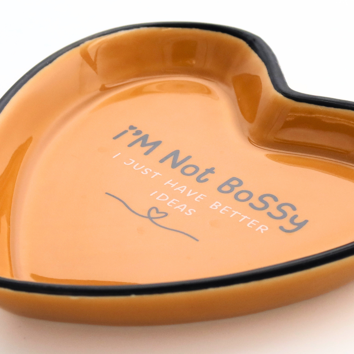Heart Trinket Tray I'm Not Bossy