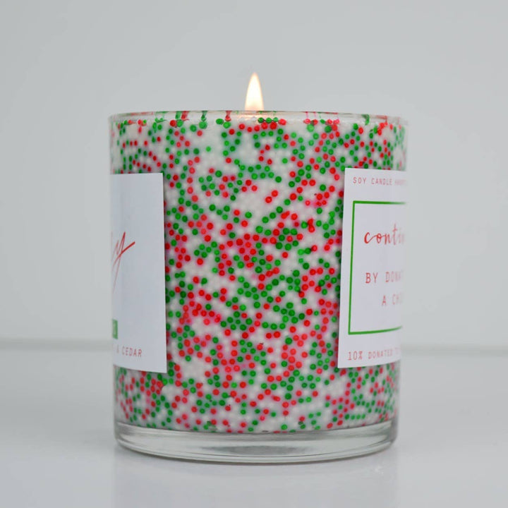 Merry Christmas Candle - Fraser Fir