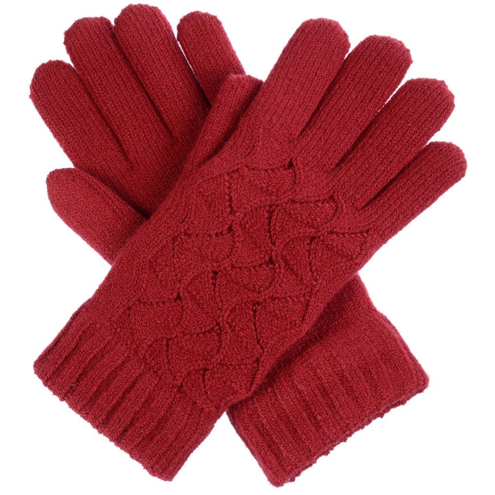 Solid Lining Knit Gloves- Choose Color