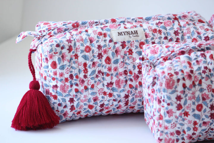 Crimsongarden floral Makeup Bag