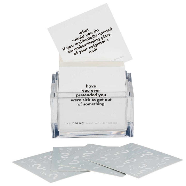 TABLETOPICS WHAT WOULD YOU DO - Conversation Starter Cards