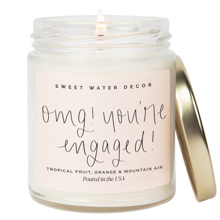 OMG! You're Engaged! 9 oz Soy Candle