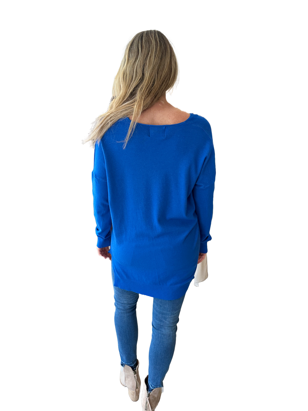 The Kaylie Sweater- Electric Blue