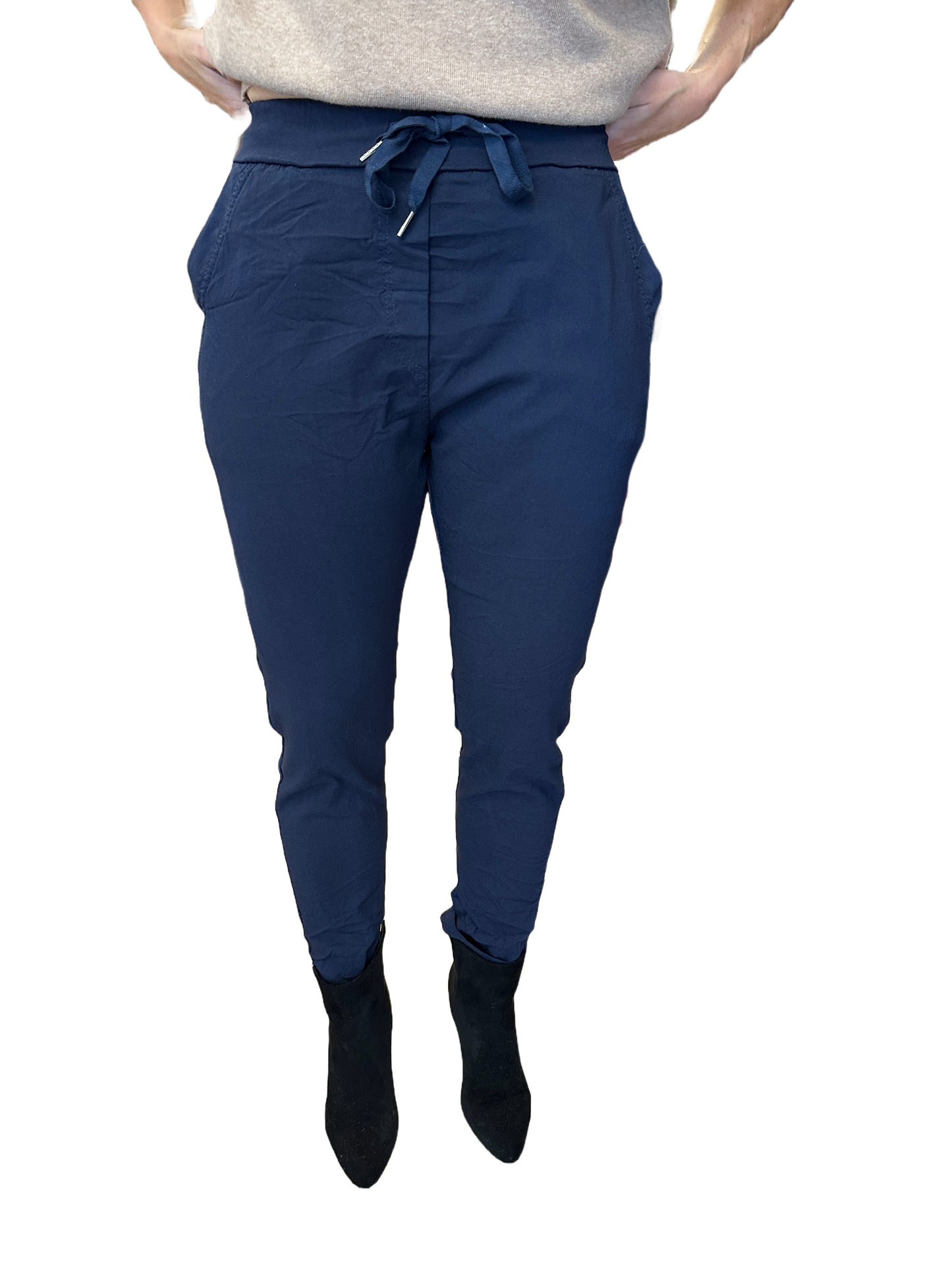 The Payton Pant- Navy with Star