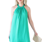 The Johanna Mini Dress- Green