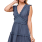 The Fillipa Mini Dress- Denim Blue