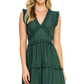 The Fillipa Mini Dress- Forest Green