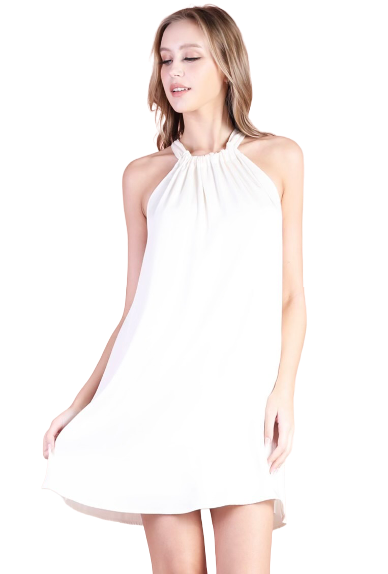 The Johanna Mini Dress- White