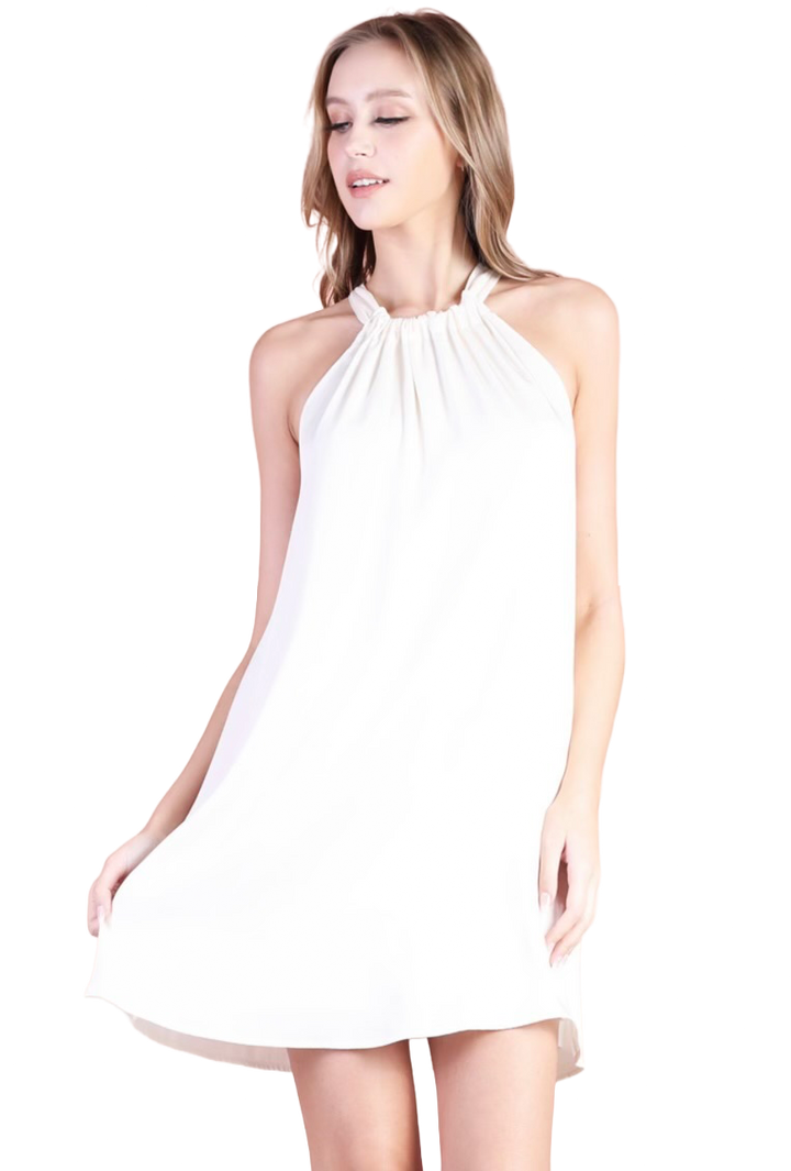 The Johanna Mini Dress- White