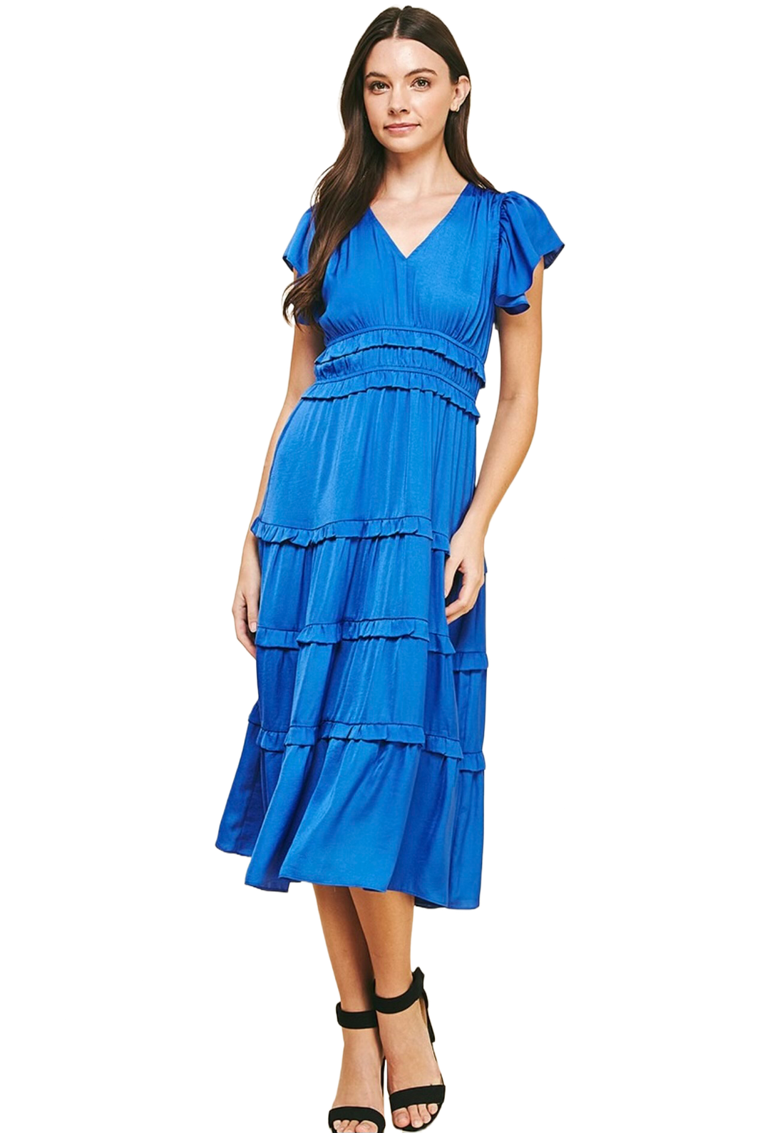 The Celia Dress- Azure Blue