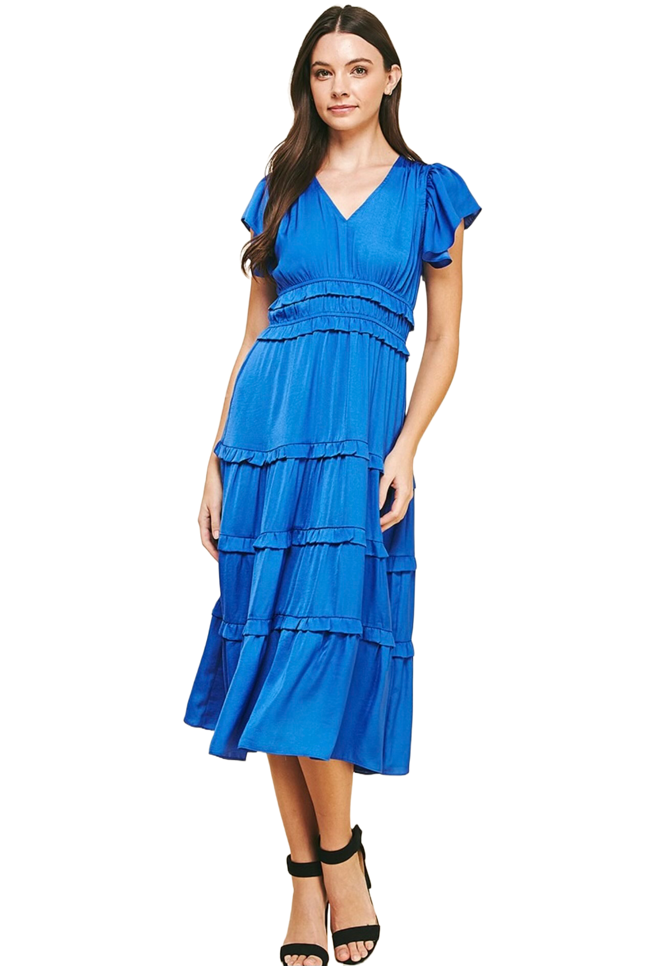 The Celia Dress- Azure Blue