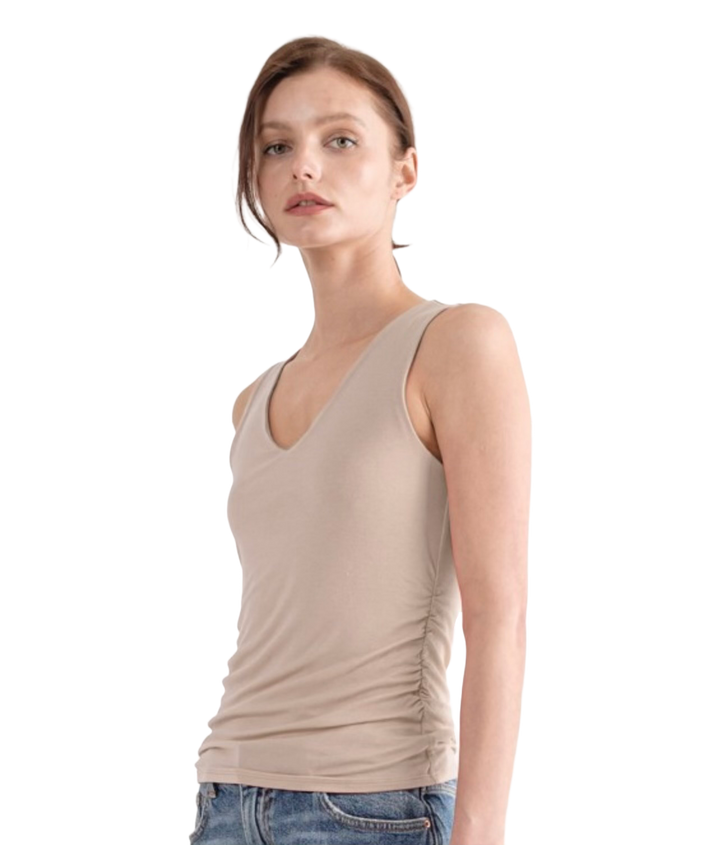 The Mira Top- Beige