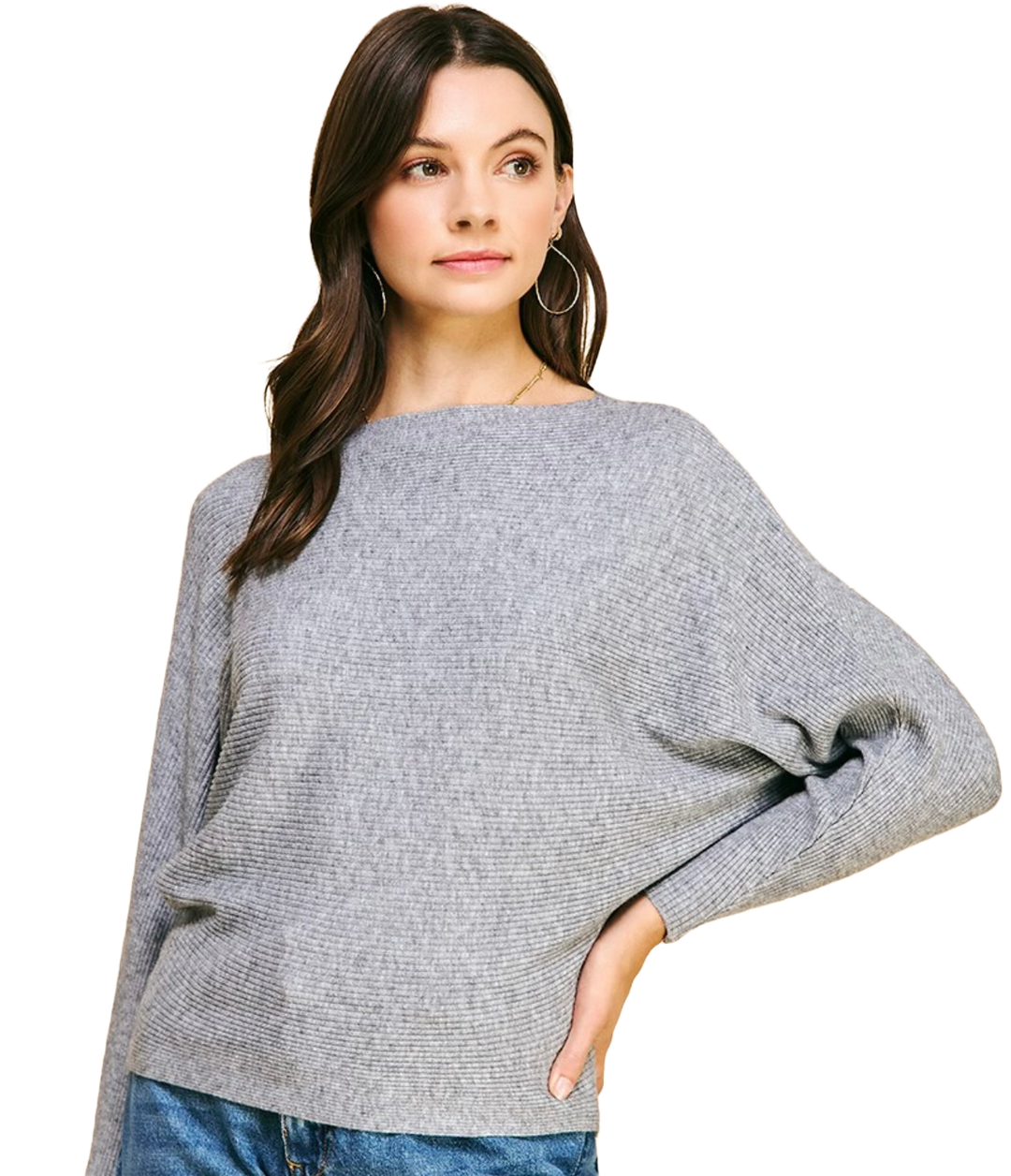 The Saylor Sweater- Grey