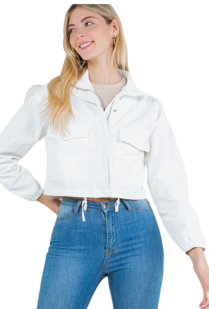 The Pippa Jacket- White