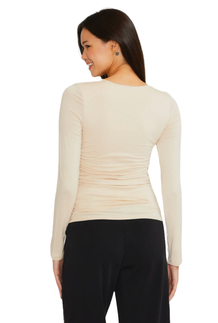 The Luciana Top- Ivory