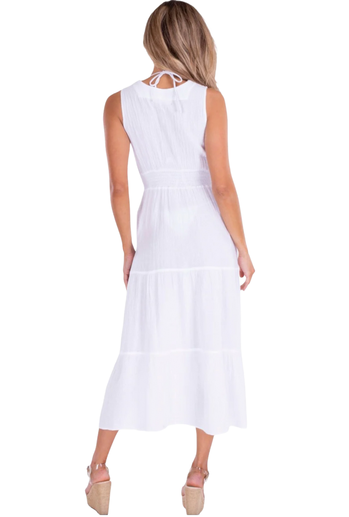 The Arizona Midi Dress- White