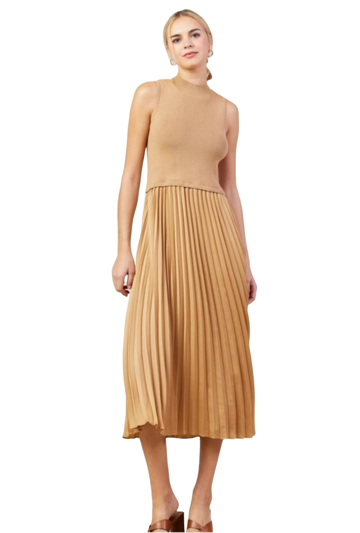 The Ember Midi Dress- Camel