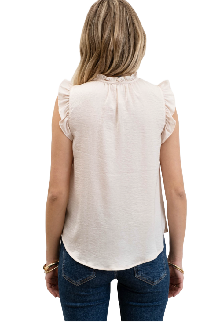 The Malibu Top- Cream