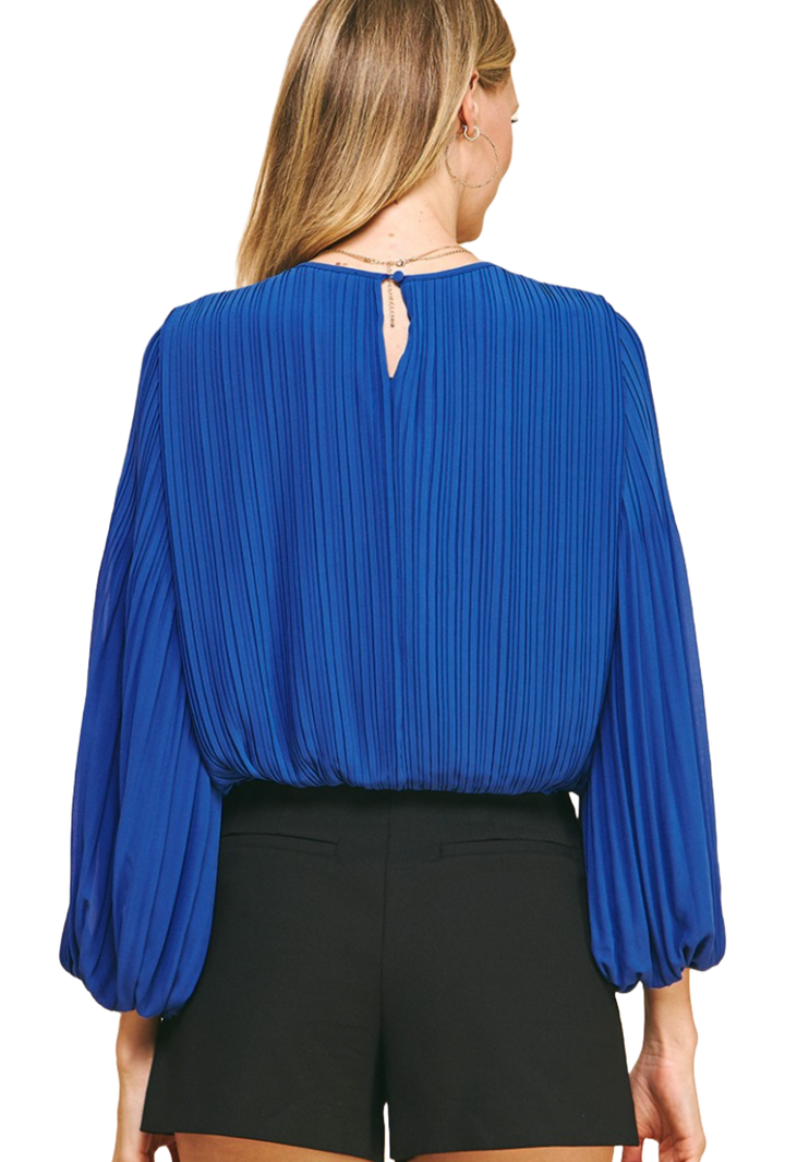 The Genesis Blouse- True Blue