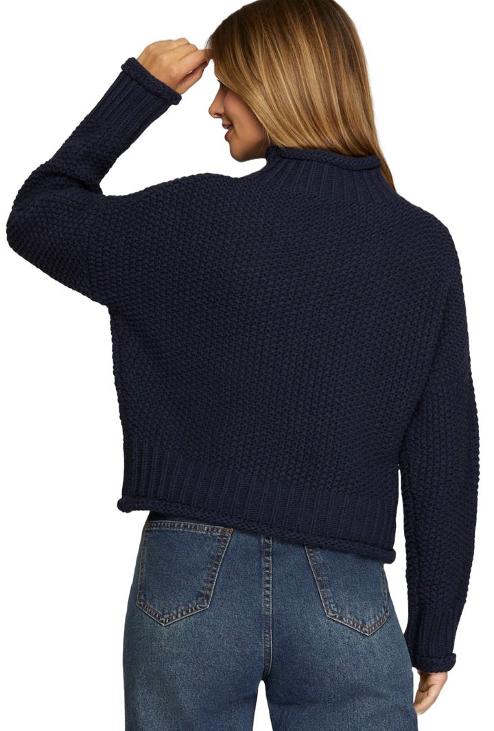 The Brooke Sweater- Navy