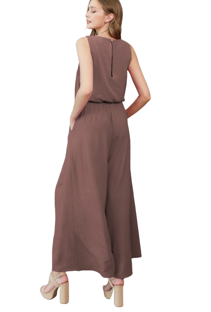 The Isra Jumpsuit- Camel