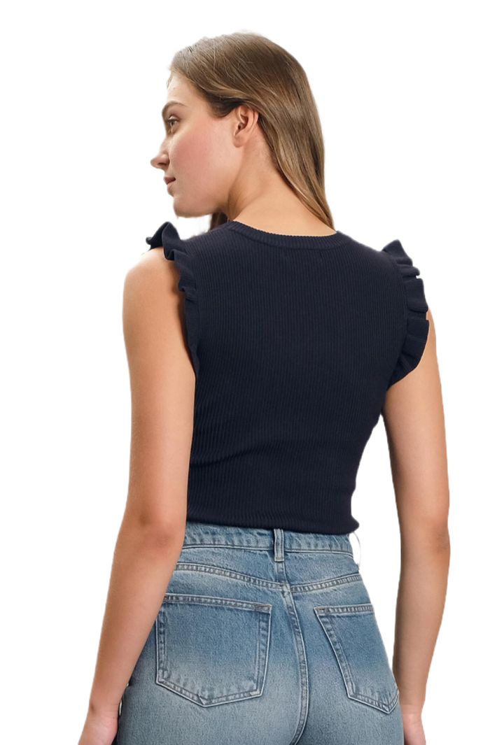 The Gwen Top- Navy