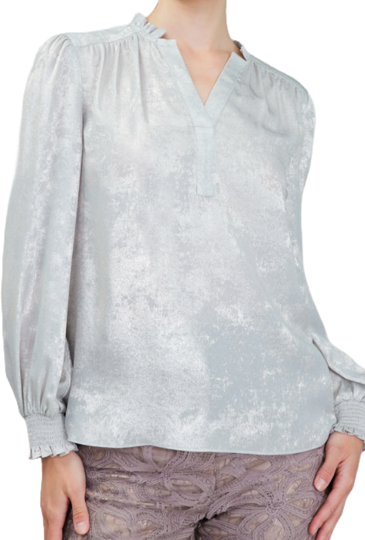 The Josephine Blouse- Oyster