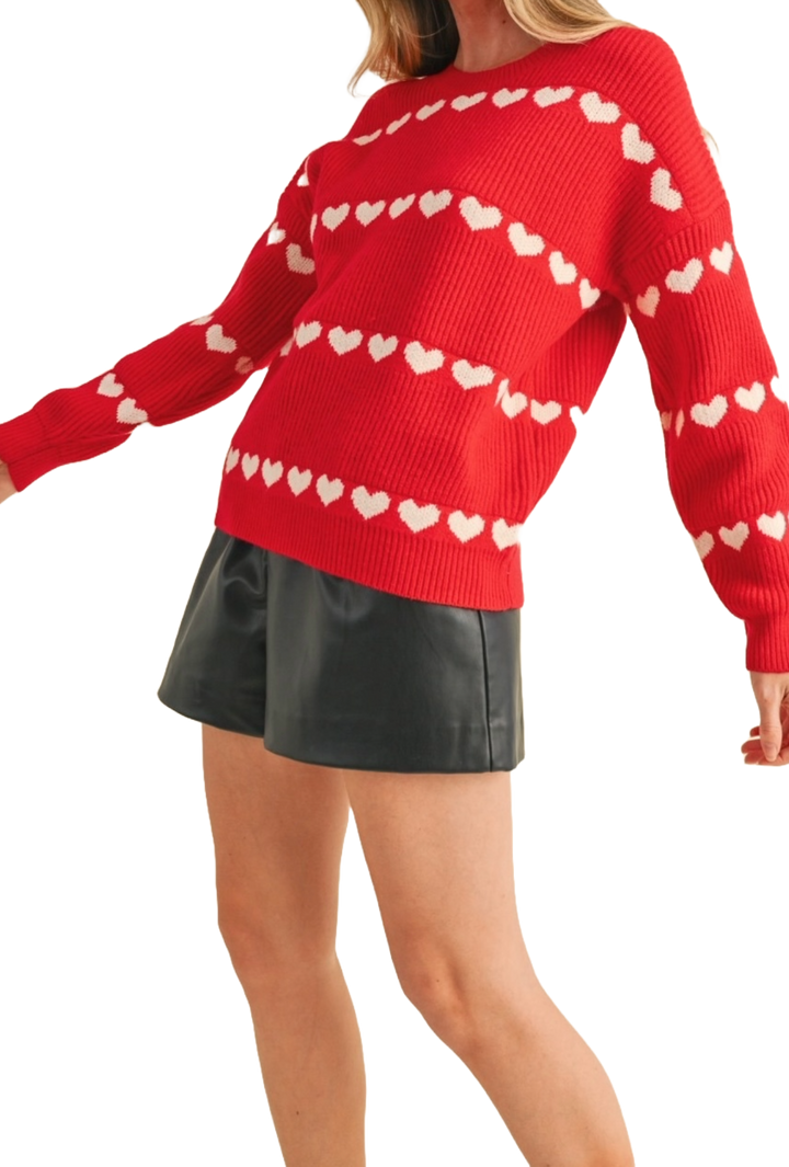 The Shivani Sweater- Red