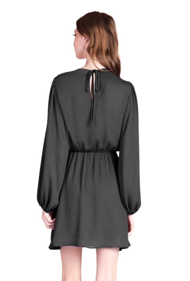 The Neridah Mini Dress- Black