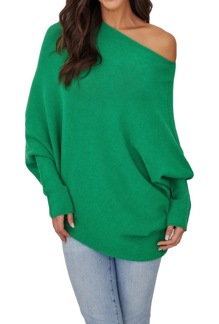 The Debbie Sweater- Kelly Green