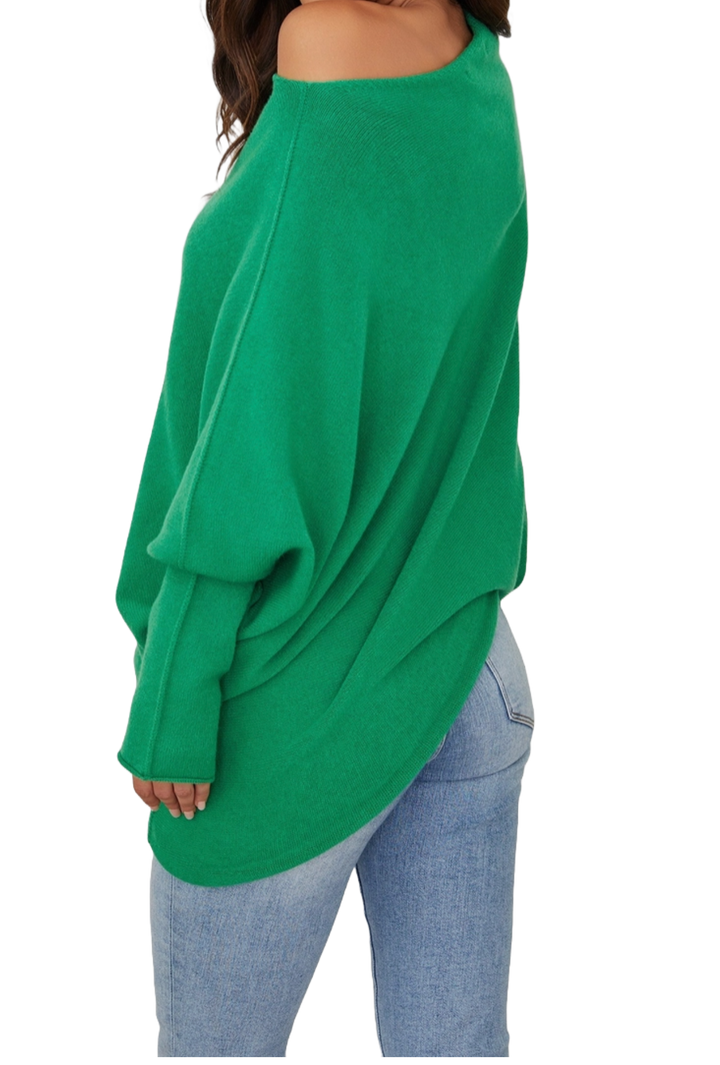 The Debbie Sweater- Kelly Green