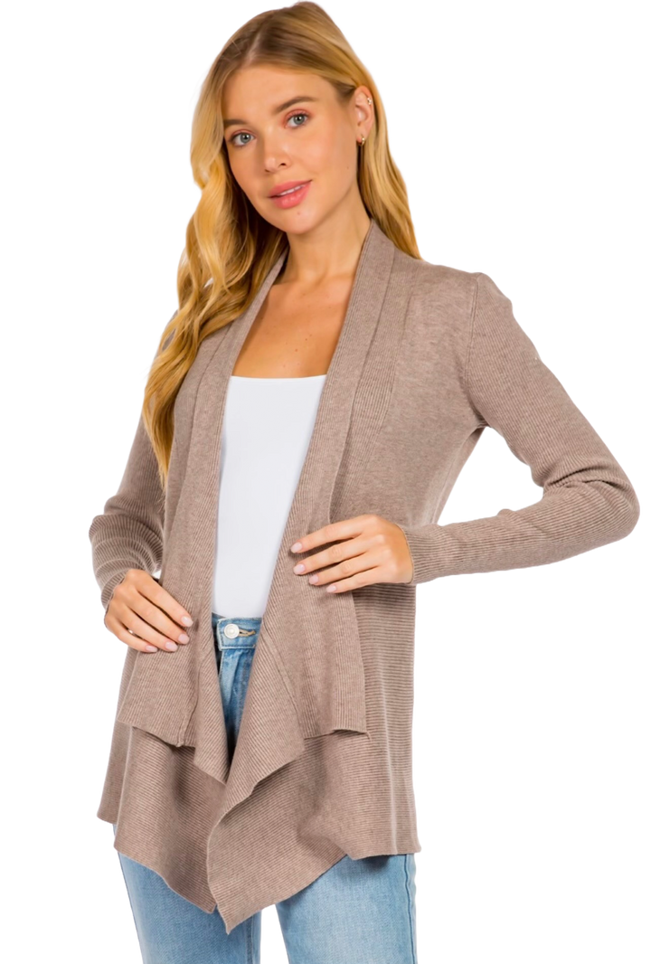 The Grace Cardigan- Light Mauve