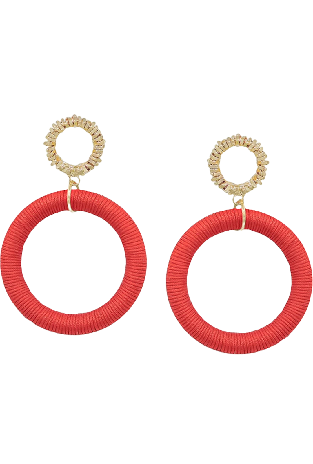 The Teagan Earring- Red