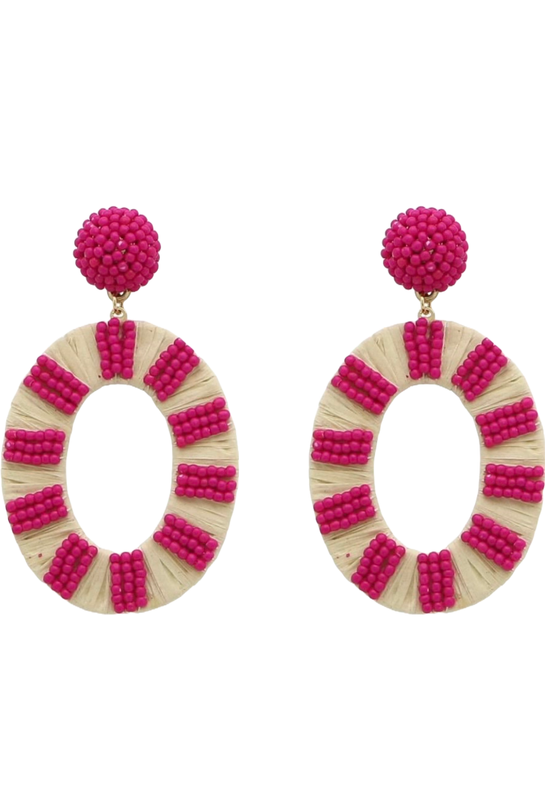 The Ava Earring- Pink