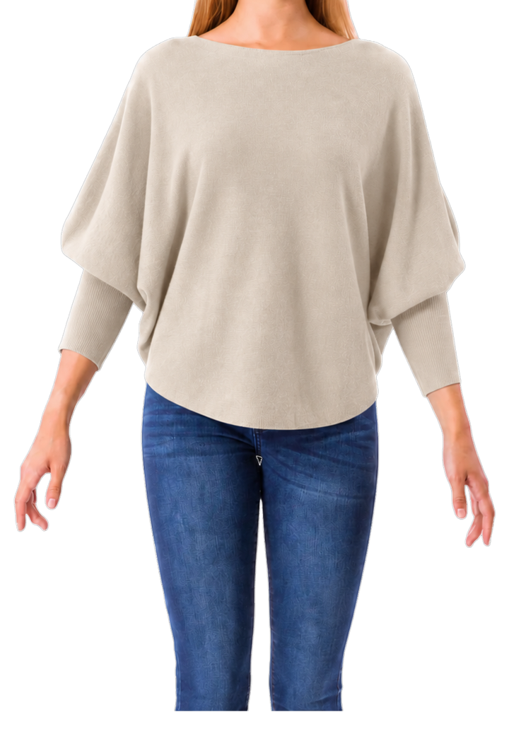 The Presley Sweater- Ecru