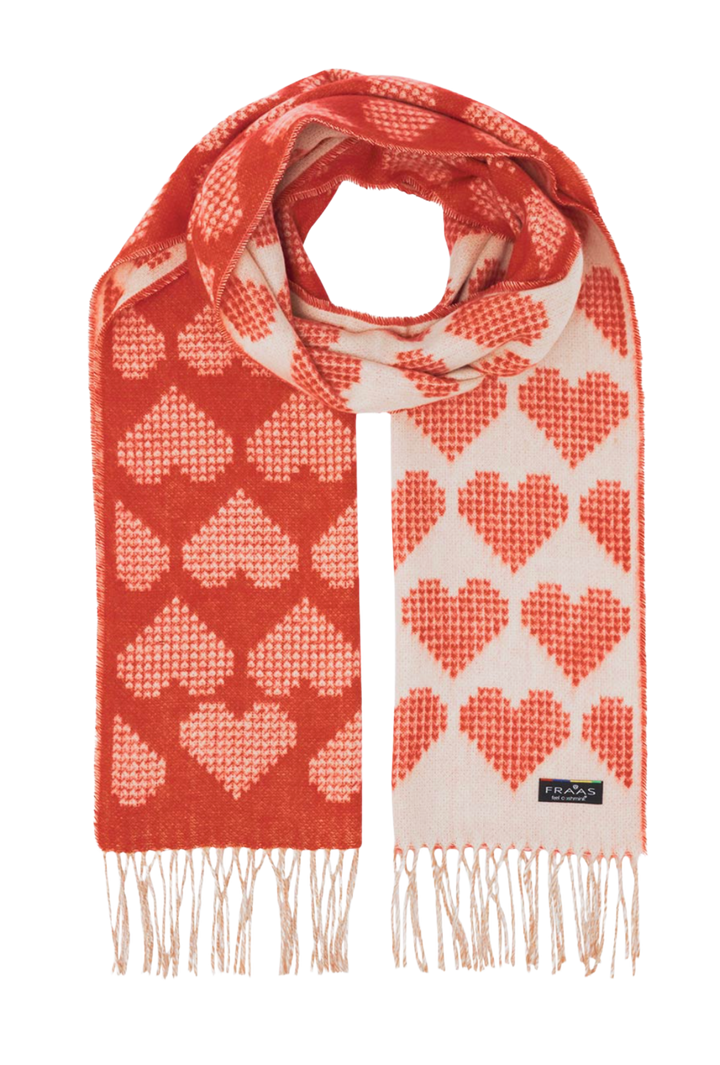 Knit Hearts Scarf
