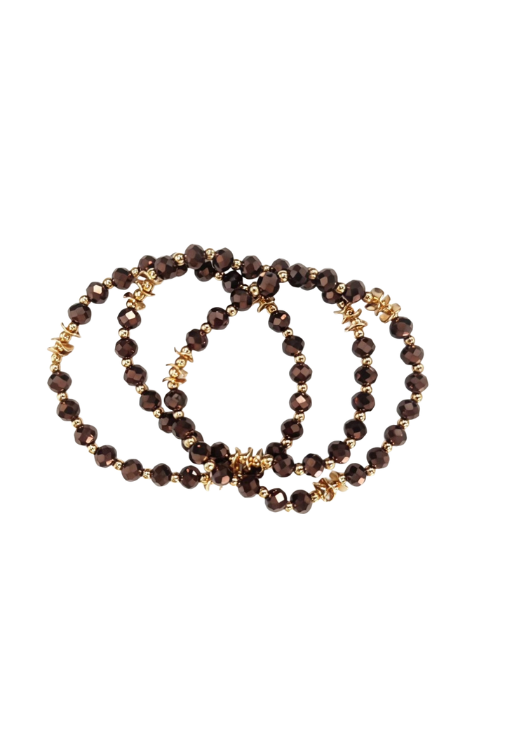 The Carmel Bracelets- Chocolate
