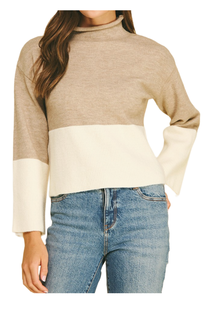 The Juliana Sweater- Taupe