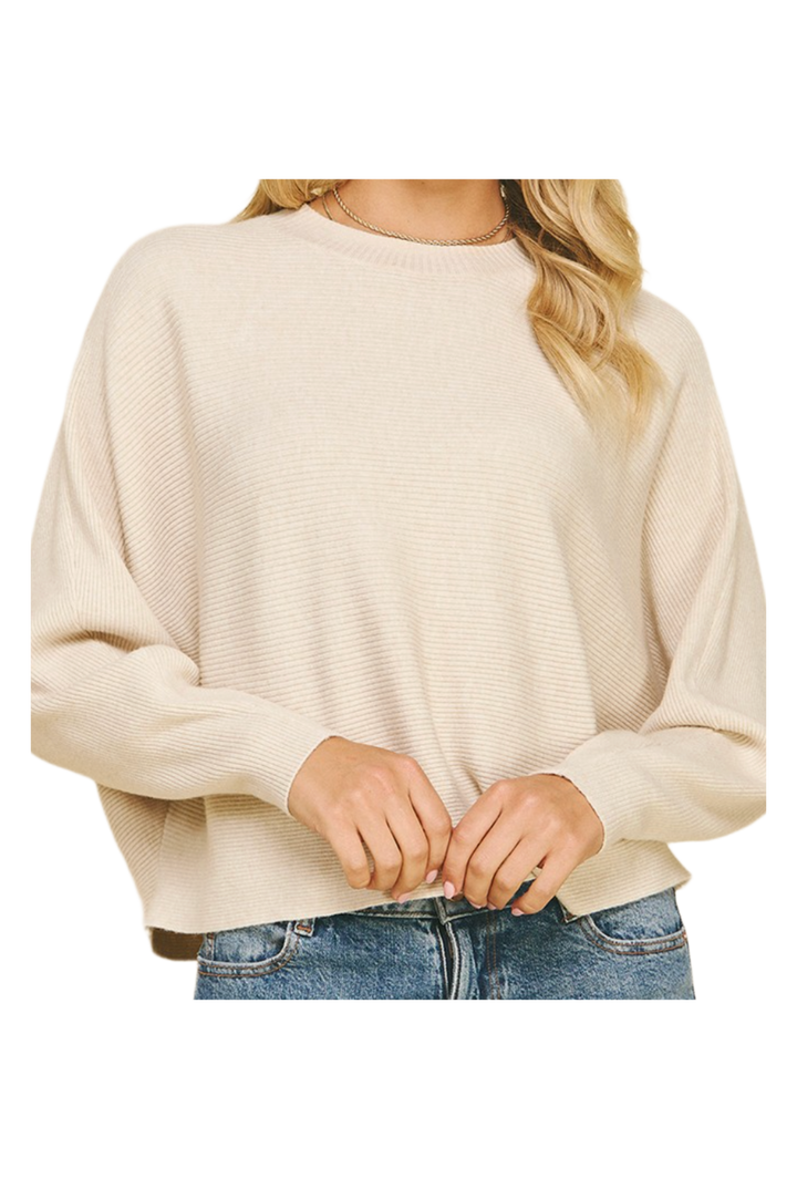The Marcella Sweater- Ivory