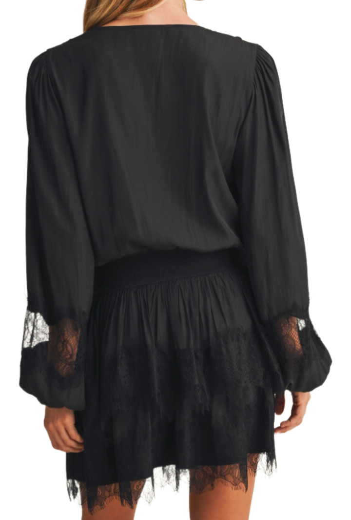 The Ottillie Mini Dress- Black