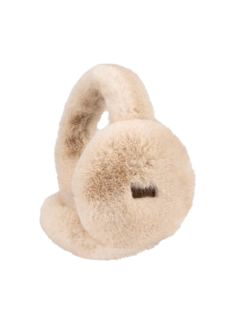 Faux Fur Earmuff- Ivory
