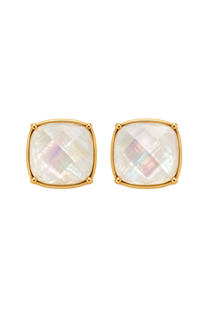 The Viviana Earrings- White