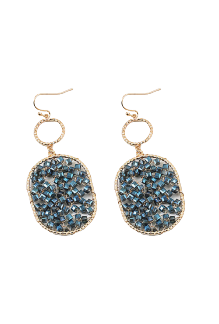 The Doris Earring- Montana Blue
