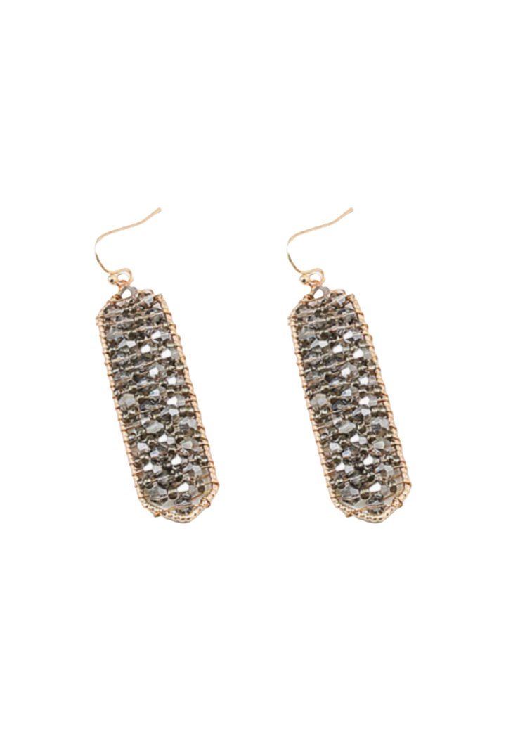 The Isla Earring- Hematite