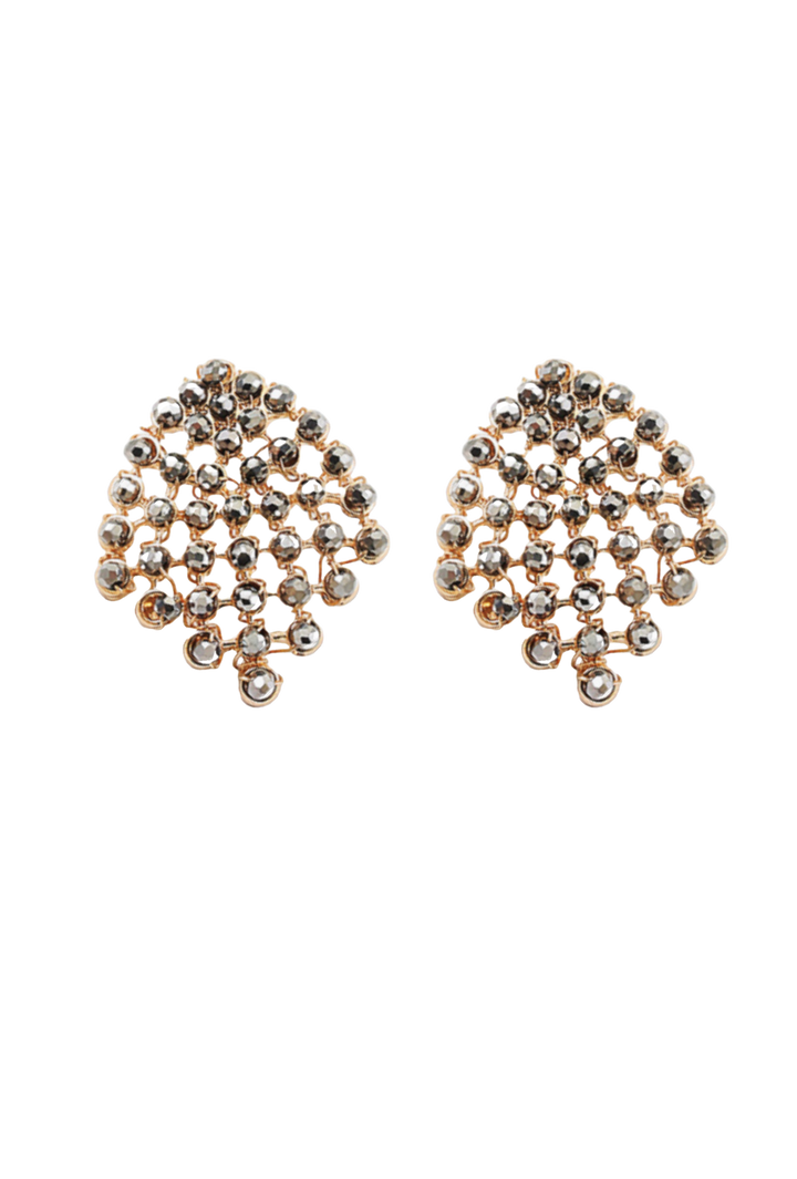 The Aitana Earring- Hematite