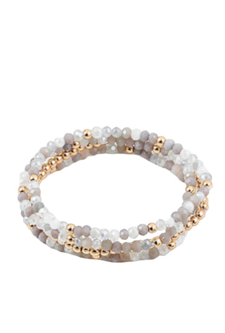 The Nora Bracelet- Grey Mix