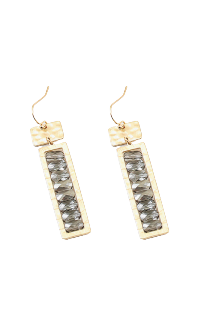 The Tatum Earring- Black Diamond
